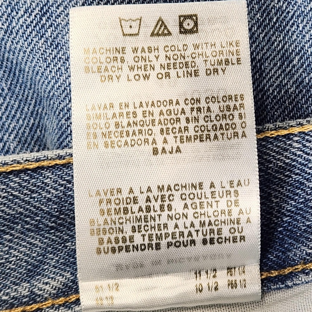 Wrangler Riggs Workwear Carpenter Shorts Mens 48 Blue Denim Relaxed 11 Inseam - Picture 13 of 15